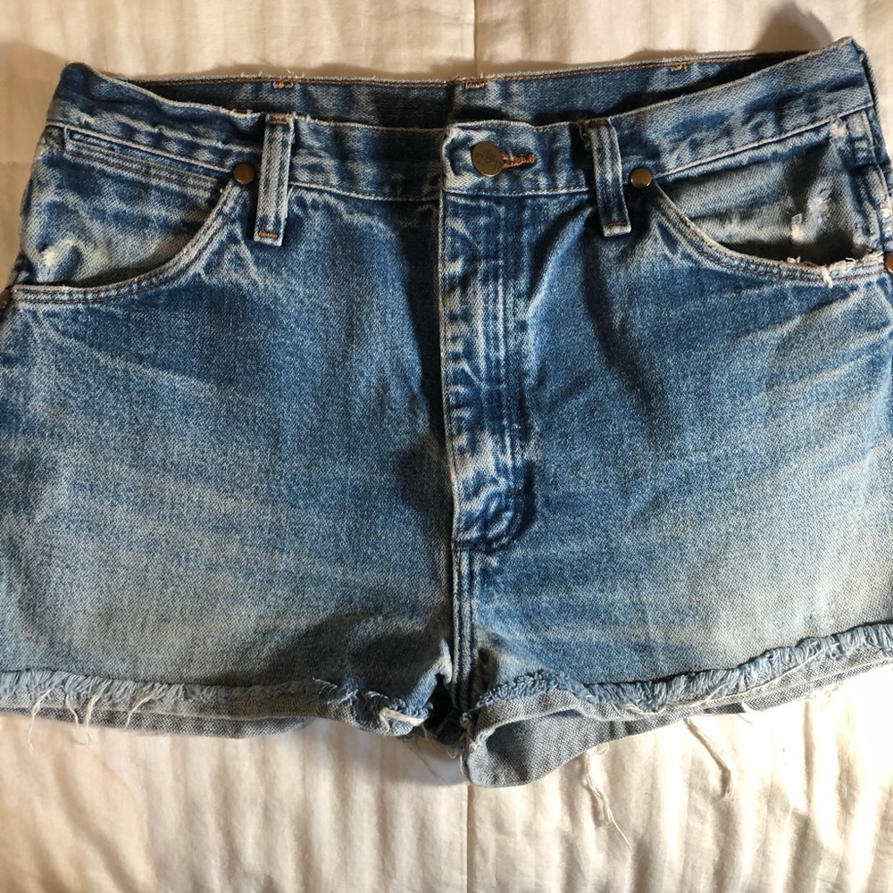 vintage Wrangler Cut offs jean shorts